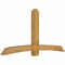 Ekena Millwork Bellingham Rough Sawn Timber Gable Bracket, Western Red Cedar, 96"W x 48"H x 6"D x 6"F, 12/12 Pitch GBW096X48X0606BEL00RWR - alternate 4